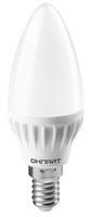 Светодиодная лампа ОНЛАЙТ 8 ВТ-4К-Е14 (аналог 75 ВТ,хол свет,узк.,цок.)(свеча)